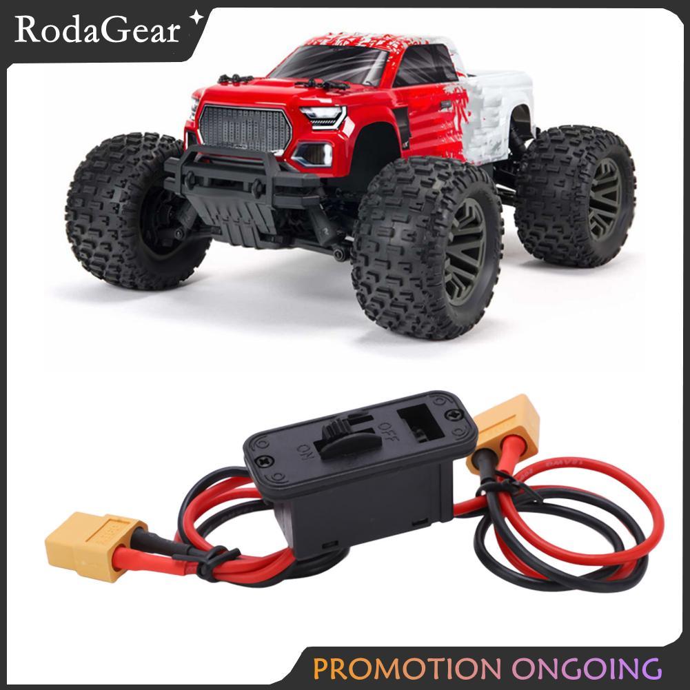 RodaGear KIMISS RC Airplane HeavyDuty สวิตช์เปิดปิดพร้อมปลั๊ก XT60 - สายซิลิโคนนุ่มพิเศษสำหรับเครื่อ