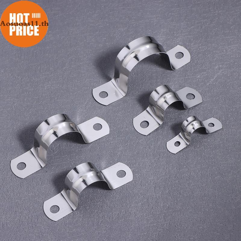 Aosuoas สแตนเลส U-Shaped Tube Clamp อานโลหะ Tube Clamp U Conduit Braet สําหรับการใช้งานสําหรับงานหนั