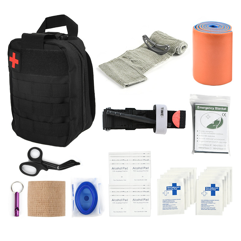 ส่งออก Battlefield First Aid Kit Outdoor Travel Survival Kit Survival Emergency Kit edc Storage Camp