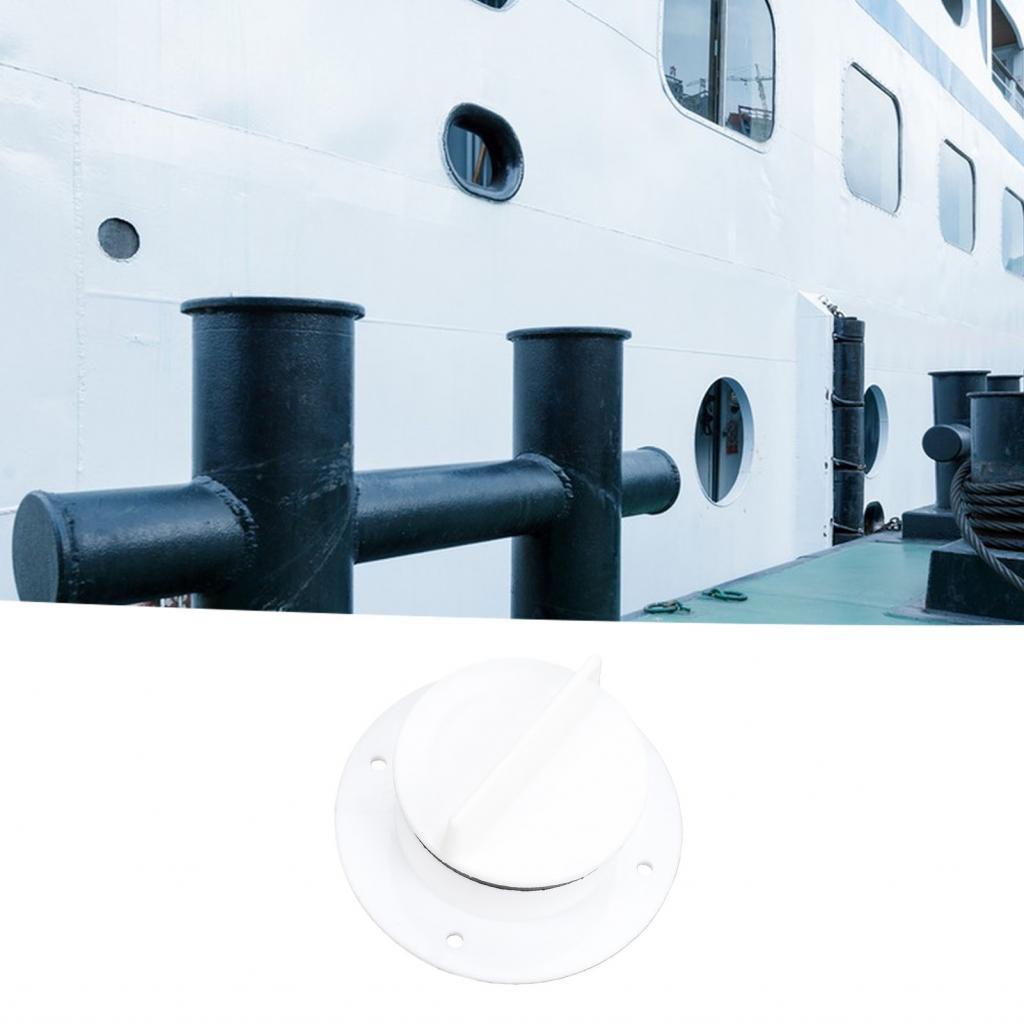 Outdoor_sports.th 3.5in ท่อระบายน้ำชั้นไนลอนพร้อมฝาครอบ Round Marine Deck Scupper สำหรับเรือเรือยอชท