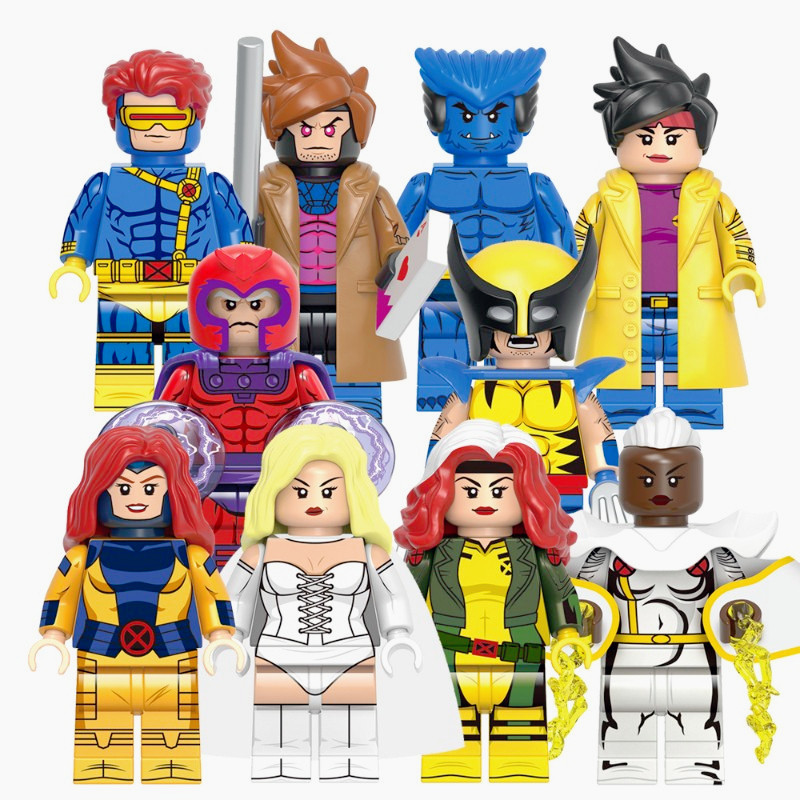 White Queen Jubilee Cyclops Gambit X-Men Series Super Heroes ภาพยนตร์ Mini Building Blocks รูปของเล่นเด็กของขวัญ