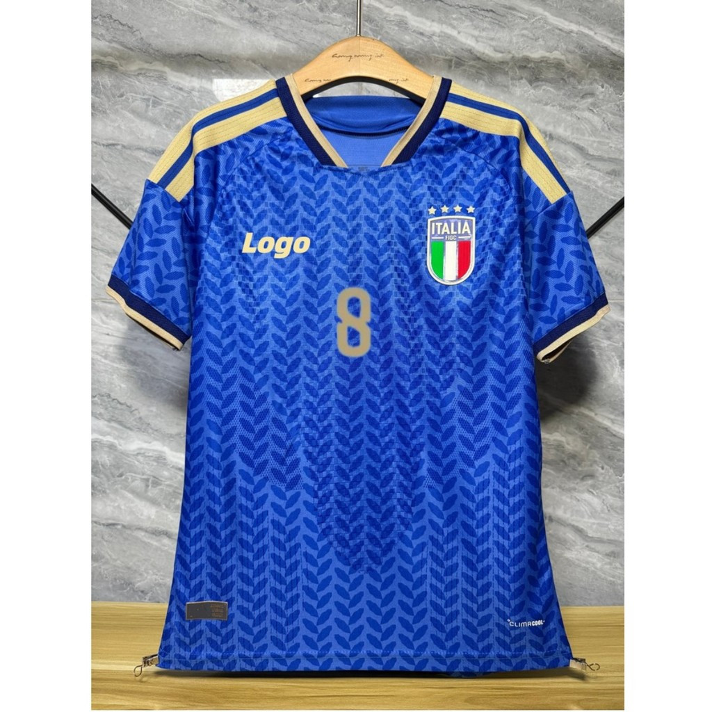 Player Issue Italy 2026/27 Mens Italy Home Short Sleeves Football Jersey T-Shirt
