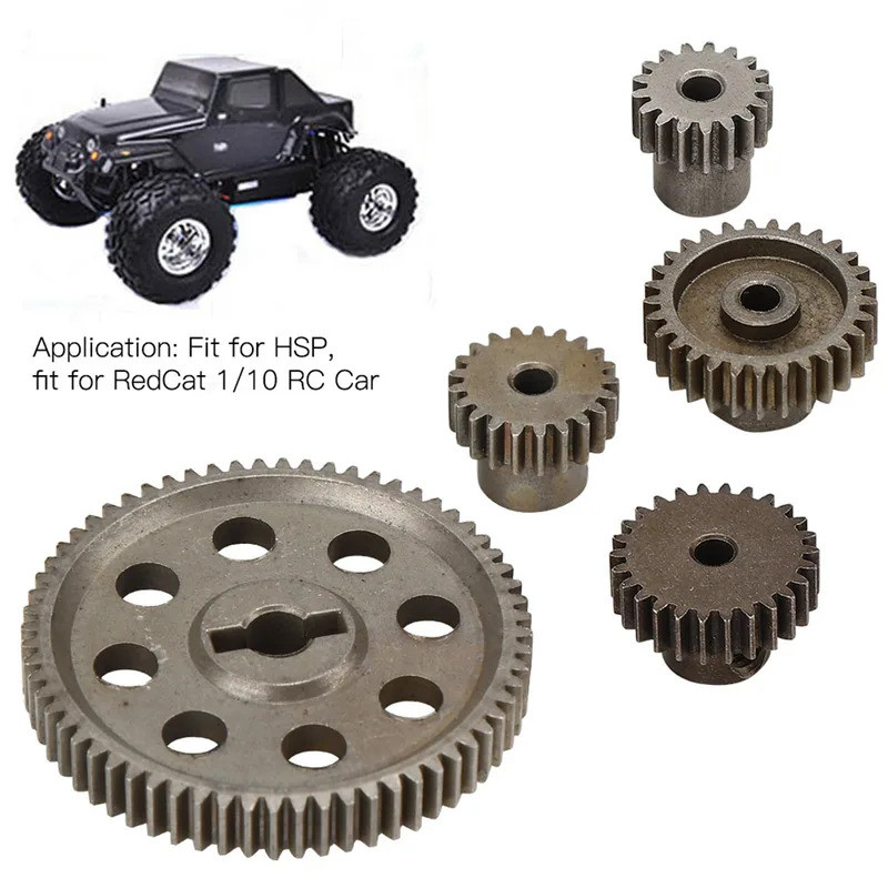 FZDifferential โลหะหลัก Spur Gear Anti-rust 64T เกียร์หลักสําหรับ HSP สําหรับ RedCat 1/10 รถ RC รถบร