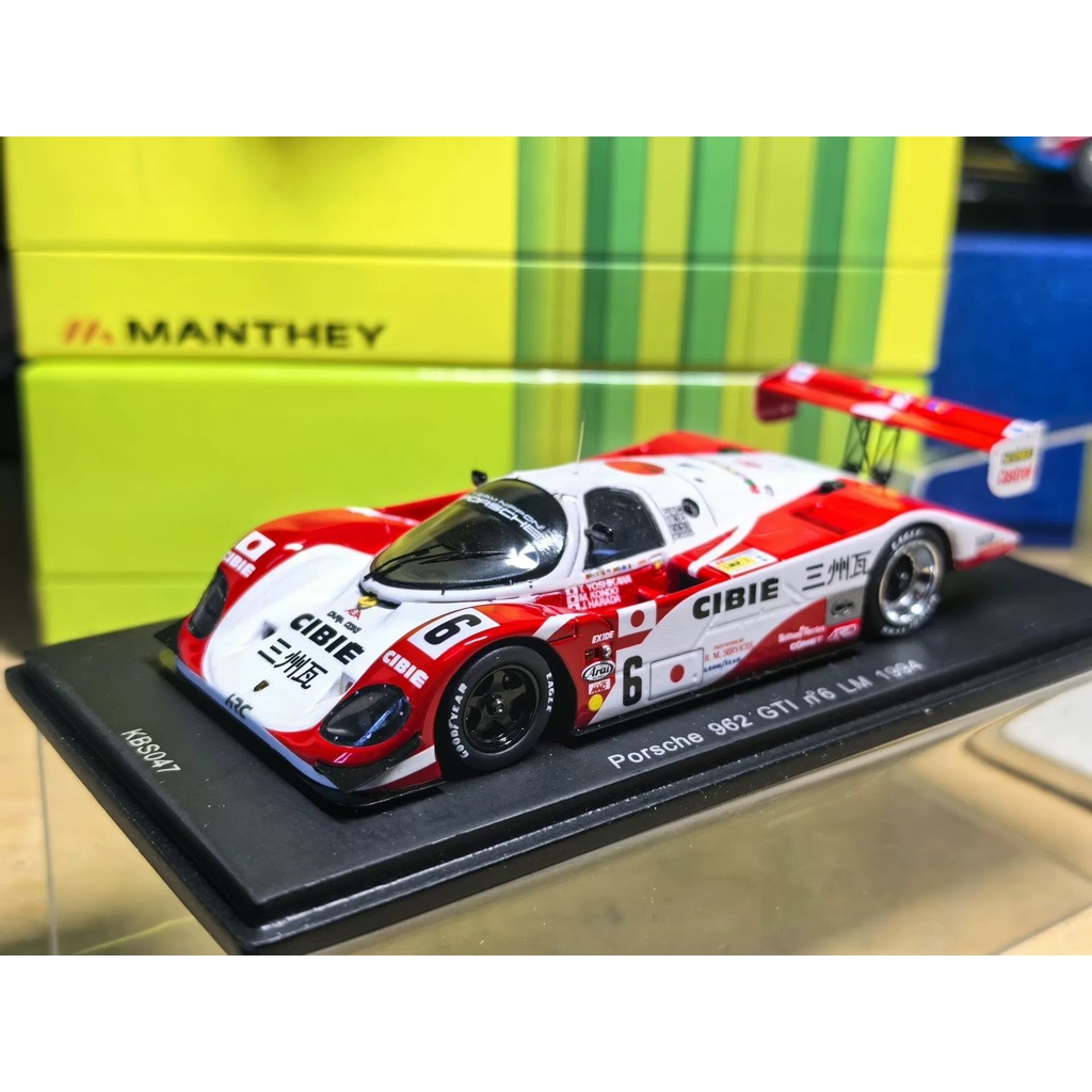 [สต๊อกพร้อม ติดต่อหากคุณมีคําถามใดๆ] 1/43 spark Racing Model Rare RLR Porsche 962
