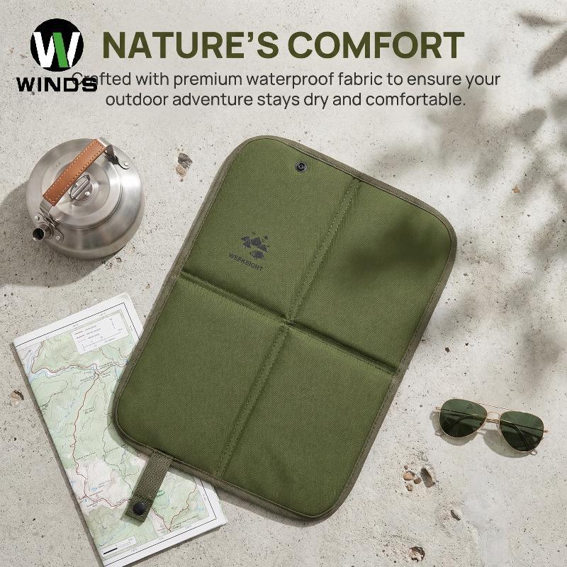 ODS 600D Oxford กันน้ําพับนั่ง Pad กลางแจ้งน้ําหนักเบาเบาะสําหรับ Camping Hiking Picnic Travel Beach