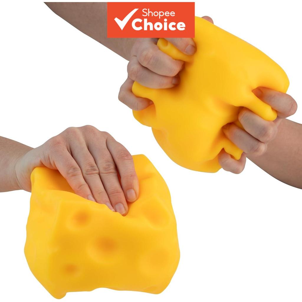 ง่าย Sqweezy Super Cheesy Squishy ของเล่นชีสยักษ์ความเครียดบรรเทา Fidget ของเล่นเด็กผู้ใหญ่วันเกิดสําเร็จการศึกษาของขวัญวันแม่ Presente Mimo Lembrancinha รายการสุดท้าย