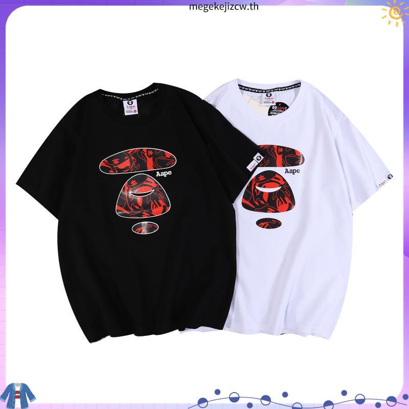 Bape Aape By A Bhating Aape Liberty Walk เสื้อยืดสีดํา