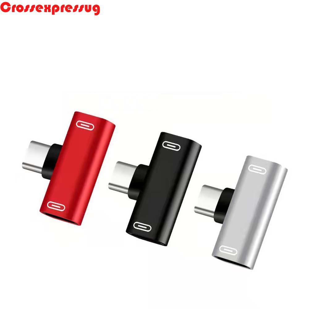 VORTEX Charger Adapter Headphone 2 in 1 Charger Dual Type C Headphone Converter