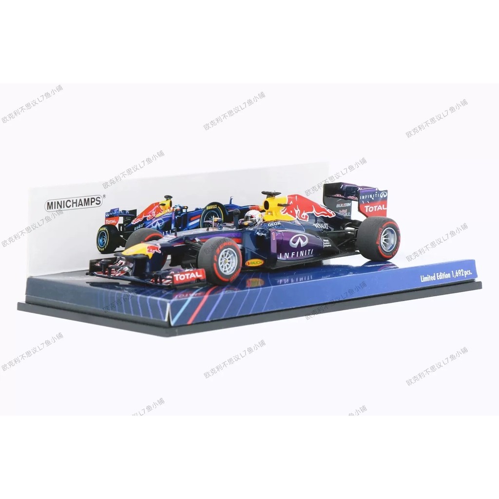 [มาใหม่เดือนพฤษภาคม] F1 Racing Car Model 1: 43 Mini Cut Red Bull RB9 Witter Balin Station Champion W