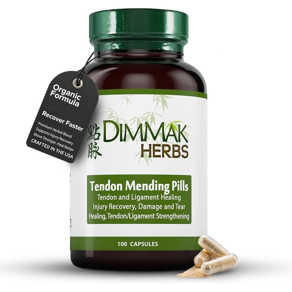 Dimmak Herbs Tendon Mending Pills- Tendon & Ligament Support- สูตรคล่องขั้นสูงเพื่อการแข็ง, Rotator 
