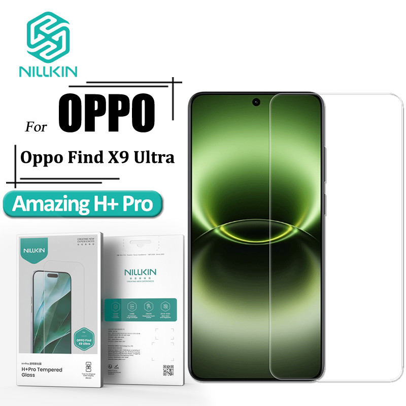 Nillkin H + Pro กระจกนิรภัยสําหรับ Oppo ค้นหา X9 Ultra/X9 Pro/X9 Anti-glare โปร่งใส 0.2 มม.9H Anti-การระเบิดป้องกันหน้าจอ