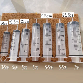 แถมสายยาง 30ซม. ไซริงค์พลาสติก 60ml-550ml หลากหลายขนาด ไซริงค์ขนาดใหญ่ กระบอกฉีดยา ไซริงค์ป้อนอาหารนก สัตว์เลี้ยง