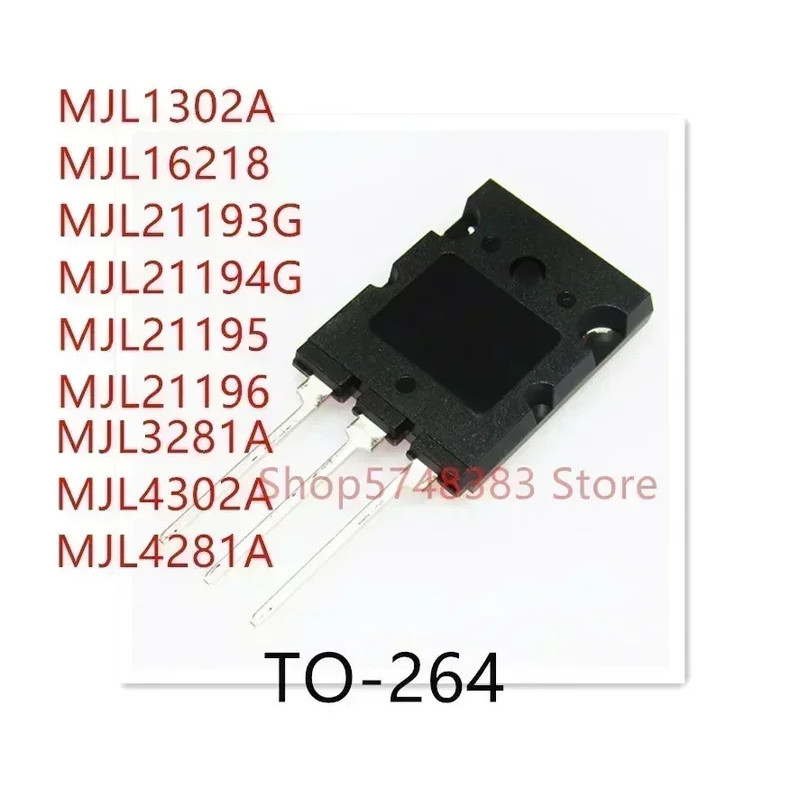 5PCS MJL1302A MJL16218 MJL21193G MIL21194G MJL21195 MJL21196 MJL3281A MJL4302A MJL4281A TO-264 Field