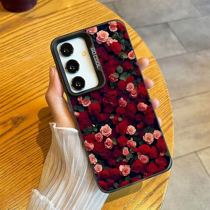 Rose Sea เคสโทรศัพท์อินเทรนด์พรีเมี่ยม Samsung A06/A14/S22/S23FE/S24ULTRA/S25PLUS/A05/A355G/M14 4G/F