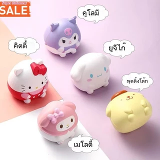 A00210 สกุชชี่ สไลม์ ทาบะสกุชชี่ ดินเบา สลาม สกุชชี่หนึบ squishy ซาลาเปา ของเล่นจิ๋ว สกุชชี่พีช