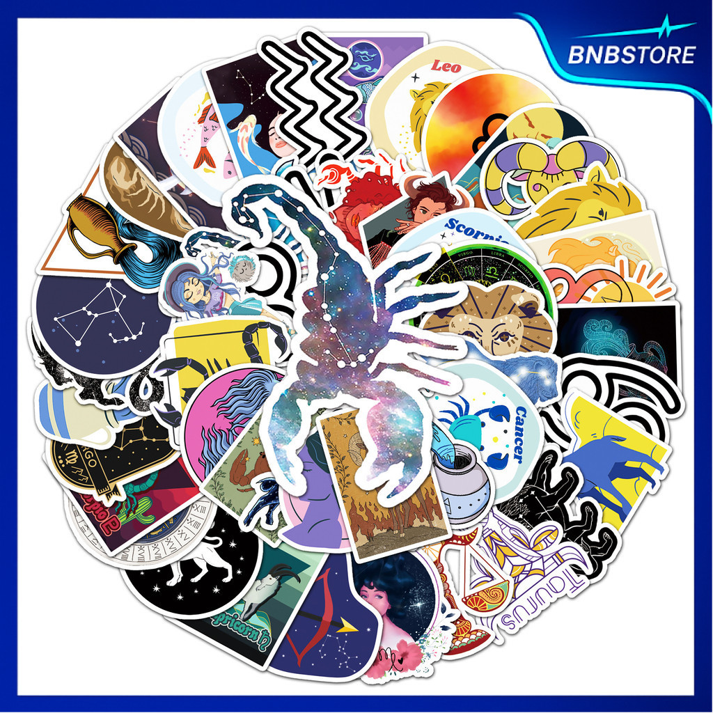 🍀ส่งจากไทย🍀 50แบบ สติกเกอร์ 12ราศี นักษัตร  twelve zodiac sign sticker พร้อมส่ง
