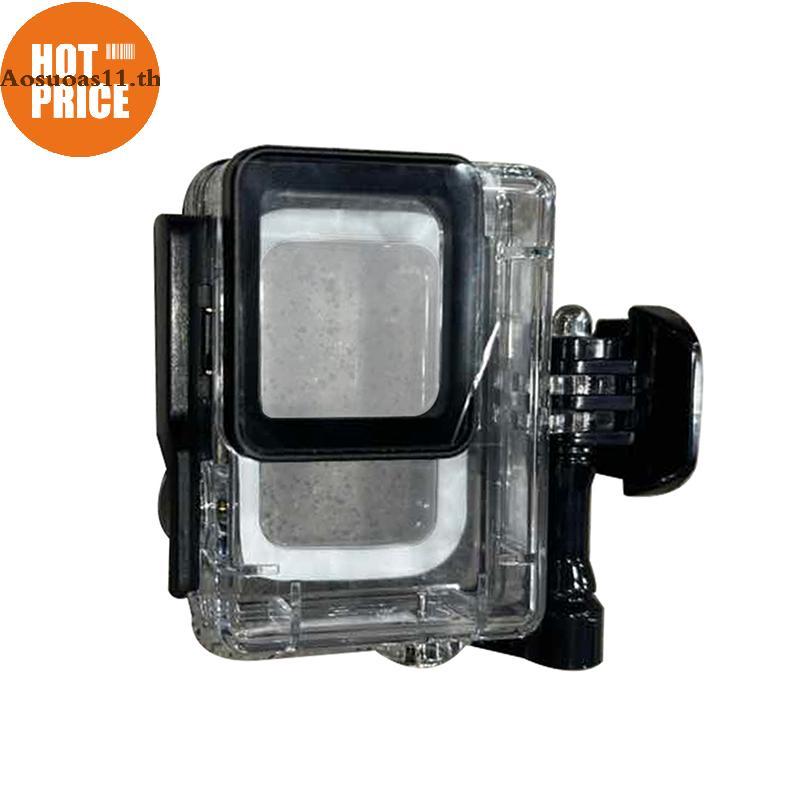 Aosuoas 45m เคสกันน้ําใต้น้ําสําหรับ GoPro Hero 7 6 5 ดําน้ําป้องกัน Housing Mount สําหรับ Go Pro 7 