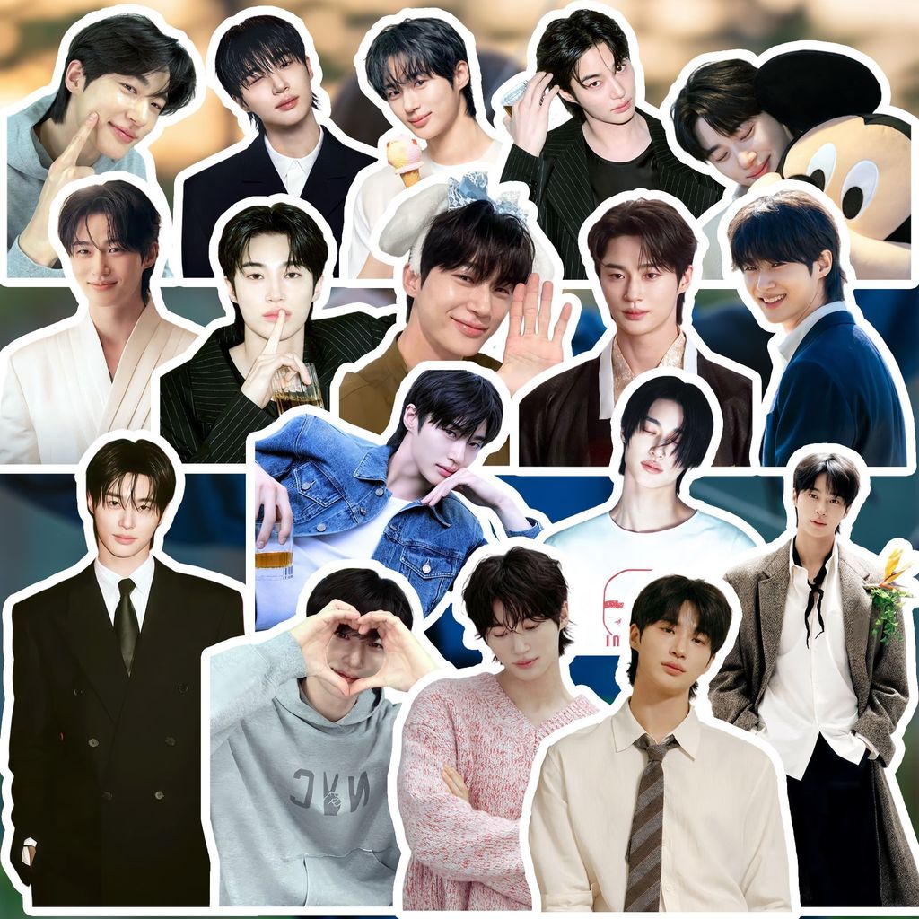 รักนี้มงลง บยอนอูซอก Perfect Crown Byeon Woo-seok IU BYX สติ๊กเกอร์เดี่ยว คู่มือมีกาวในตัวกันน้ํา diy