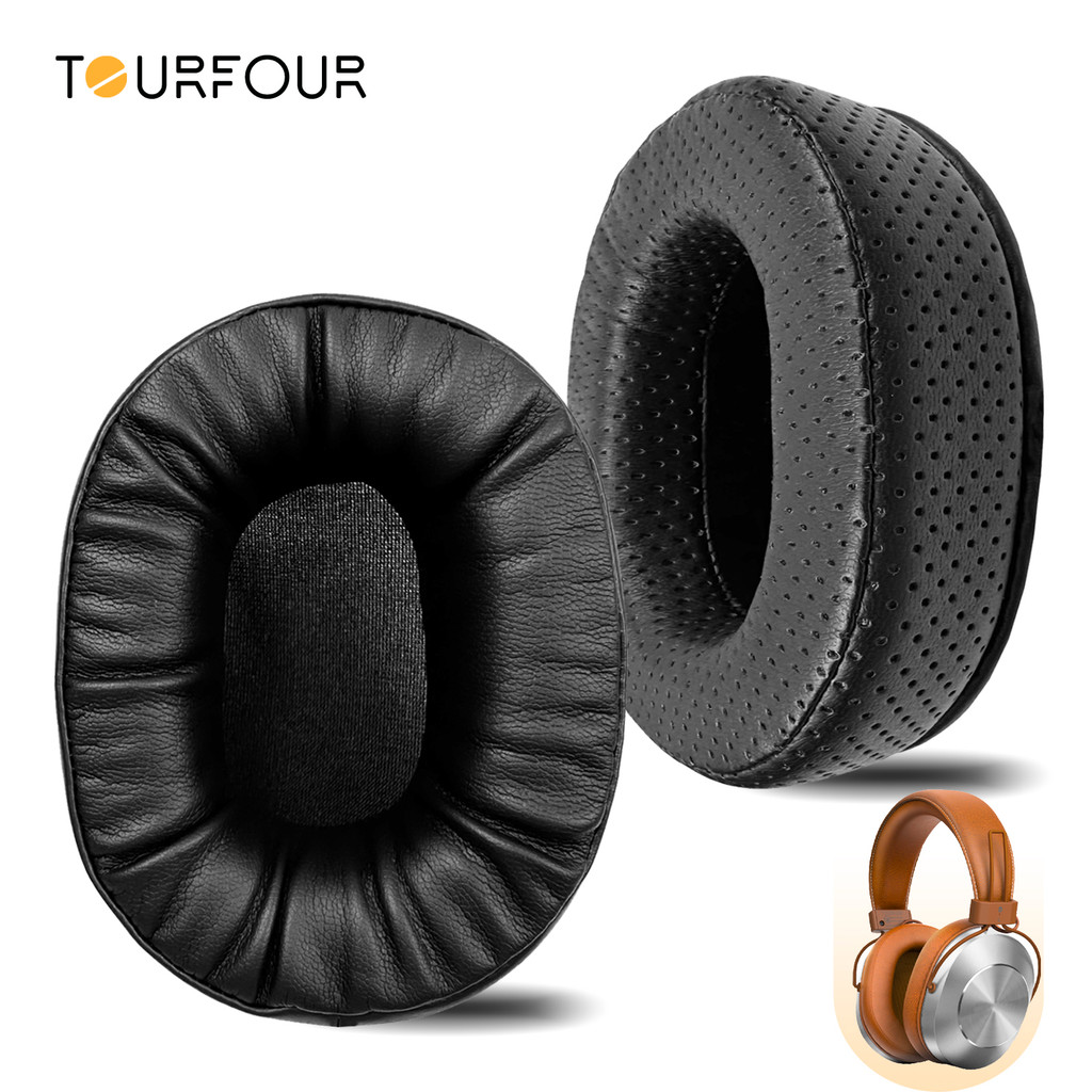 TOURFOUR เปลี่ยนแผ่นรองหูฟังสําหรับ Pioneer SE-MS7BT-K,SE-MS9BN หูฟัง Ear Cushion Cover Sleeve Earmu