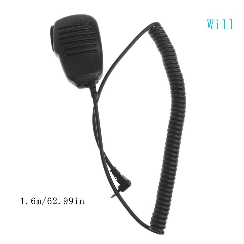 จะ 3 5 มม.ลําโพงมือถือไมโครโฟน PPT สําหรับ Yaesu VX-1R VX-2R VX-5R FT-60R VX-150 FT-250