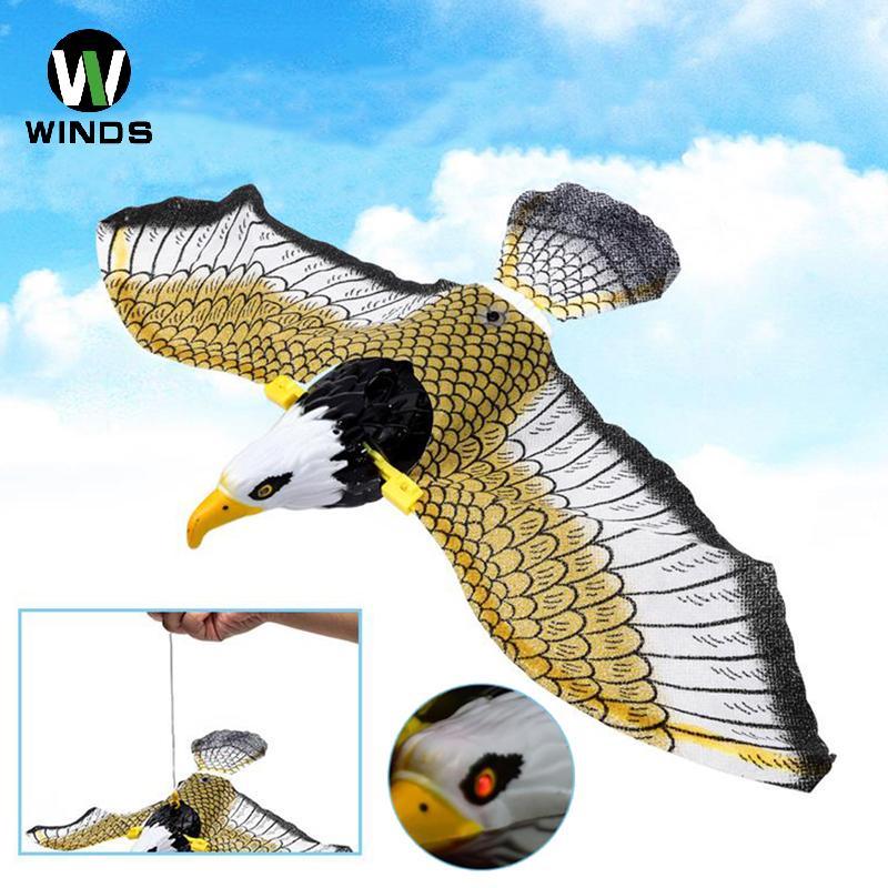 ODS 1 ชิ้น Luminous Bird Repellent แขวน Eagle พร้อมเพลง Flying Bird Scarer Garden OD