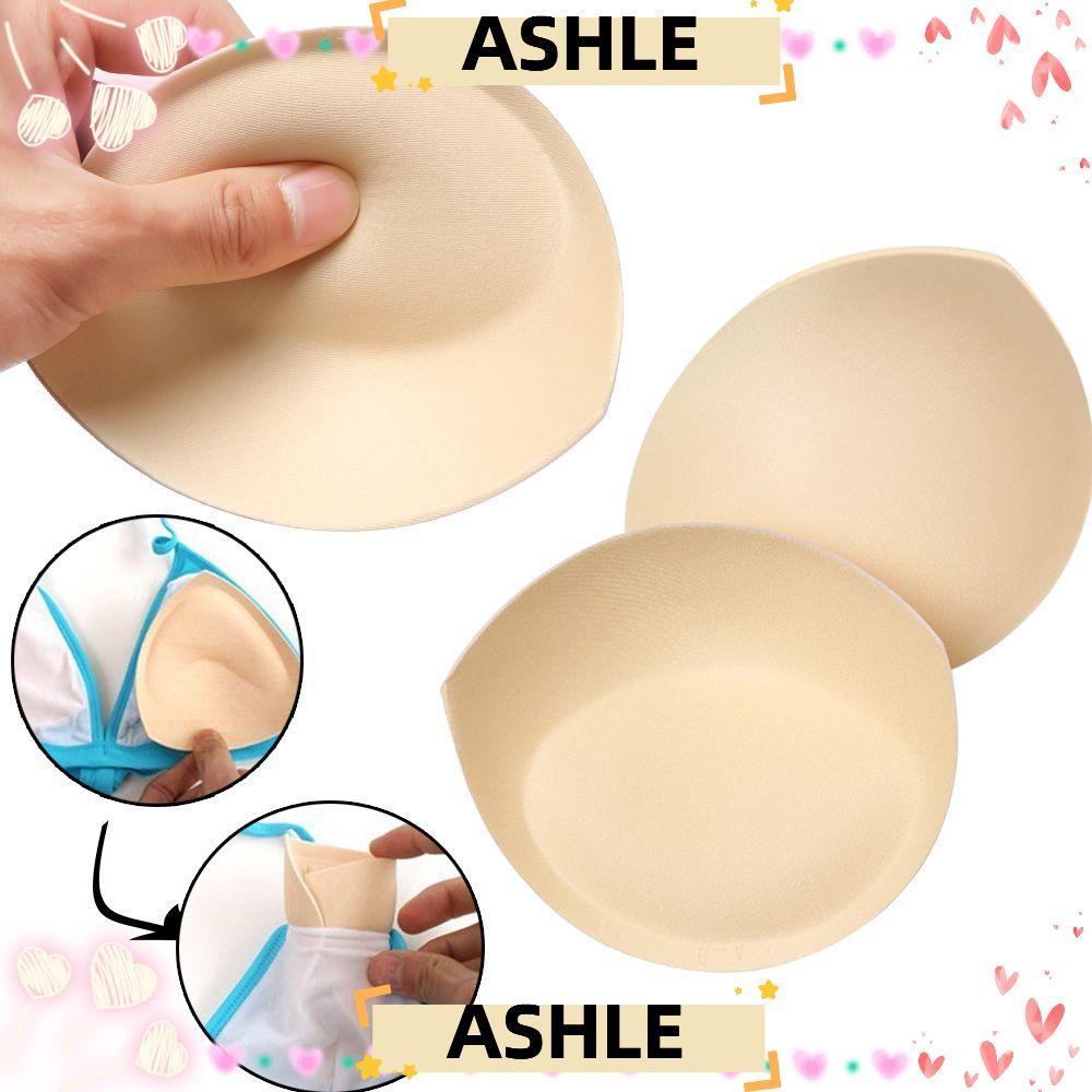 ASHLE 1 คู่เต้านม Bras ฟองน้ําโฟมถอดบิกินี่ Intimates อุปกรณ์เสริมใส่ Pad