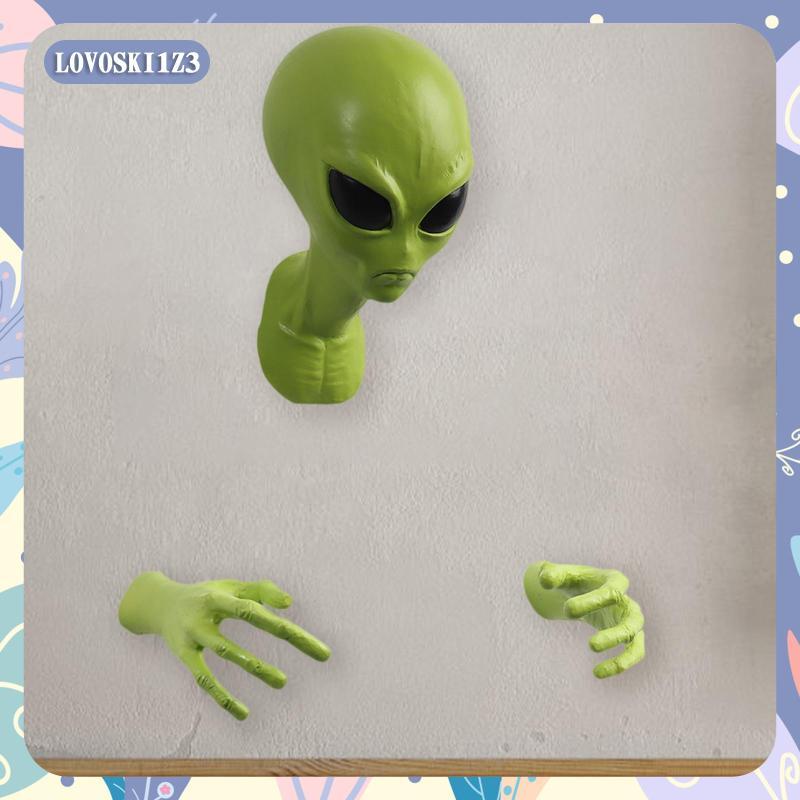 [lovoski1z3] Wall Sculpture Alien – Handcrafted Item, Collectors Item, ตกแต่ง, ฮาโลวีน