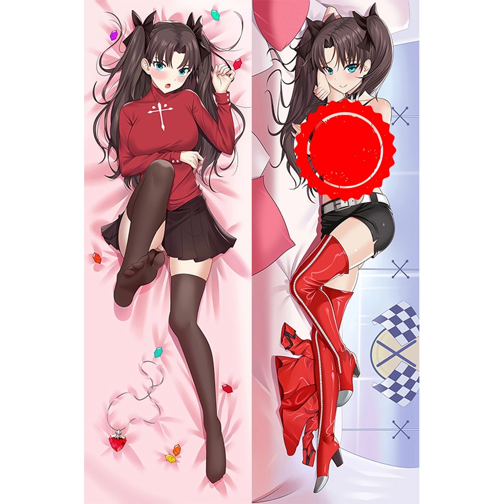 Rin Tohsaka Fate Grand Order 2 อะนิเมะ Dakimakura กอดหมอน Body Case Props พิมพ์สองด้านผ้าปูที่นอน