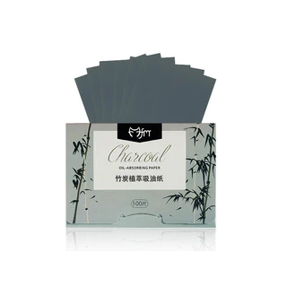 แผ่นดูดซับน้ํามัน 100 ชิ้นสําหรับใบหน้า | กระดาษซับแบบพกพาสําหรับ Shine Control & Mattifying