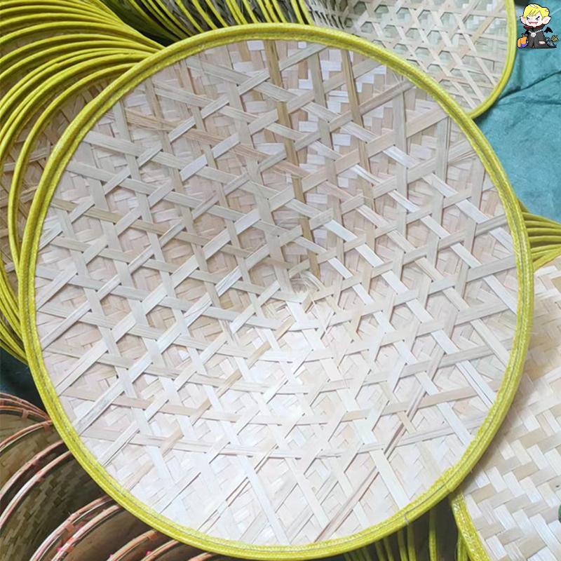 หมวกกรวย Retro handmade ทำจากไม้ไผ่และหวาย สำหรับการเต้นรำและใช้งานกลางแจ้ง