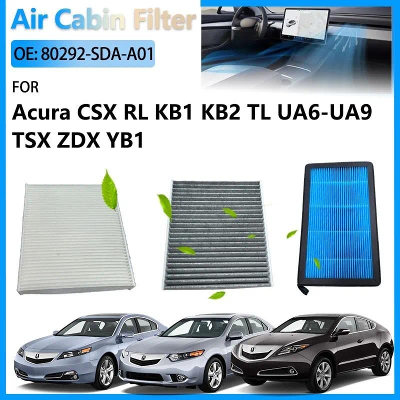 รถเครื่องปรับอากาศกรองสําหรับ Acura TSX CU2 CL9 ZDX YB1 สําหรับ Acura CSX RL KB1 KB2 TL UA6-UA9 8021