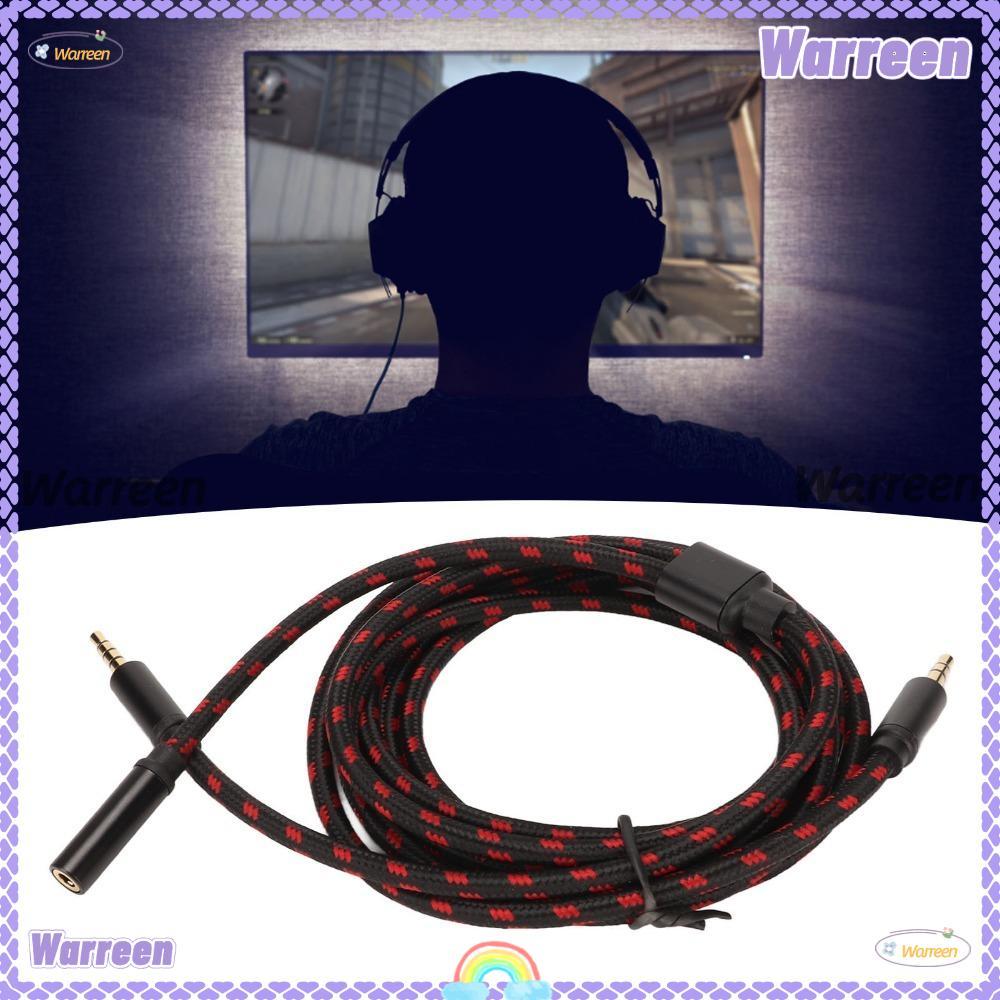 WARREEN Chat Link Cable, 270 ซม./8.9ft 3.5 มม.Chat Adapter Cable, ปลั๊กแอนด์เพลย์แบบยืดหยุ่นสําหรับ 