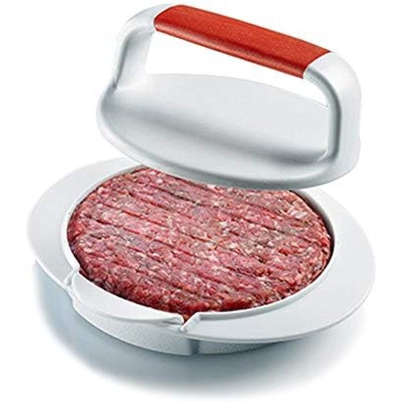 QELEG Non Stick Burger Press, แม่พิมพ์เครื่องทําแฮมเบอร์เกอร์, BBQ Patty Juicy Regular Beef Maker Ro