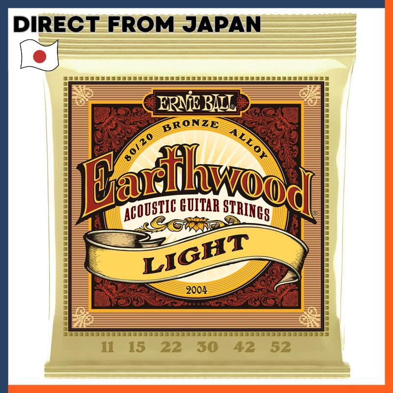 Ernie Ball Acoustic Guitar Strings Earthwood 80/20 Bronze