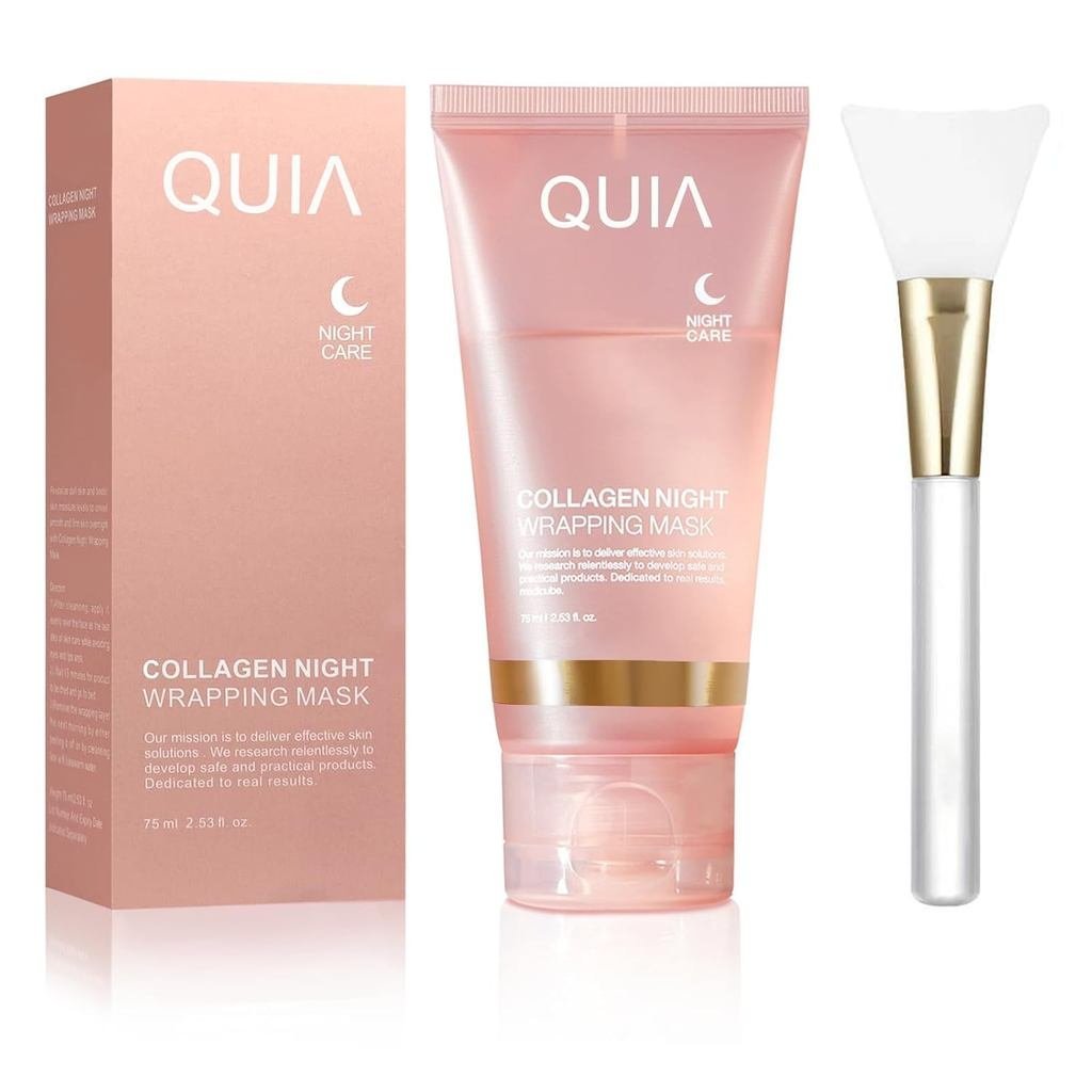 Quia มาส์กหน้าเกาหลี Collagen Peel Off Mask Face Peel Mask สําหรับ Skin Care มาส์กหน้าเกาหลี