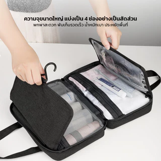 LOFTHOME กระเป๋าเครื่องสำอางพับได้ แบบพกพา กระเป๋าอเนกประสงค์ สำหรับจัดเก็บของ