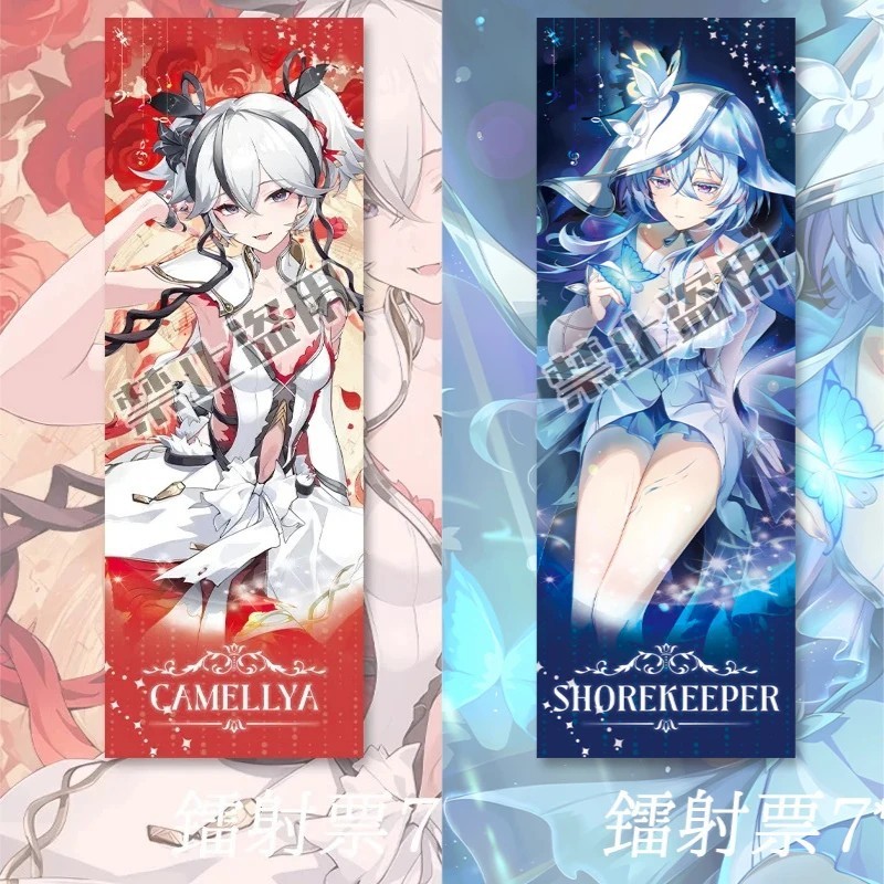 Wuthering Waves Laser Ticket Character Camellia Shorekeeper Changli Jinhsi Laser Card Collectible De