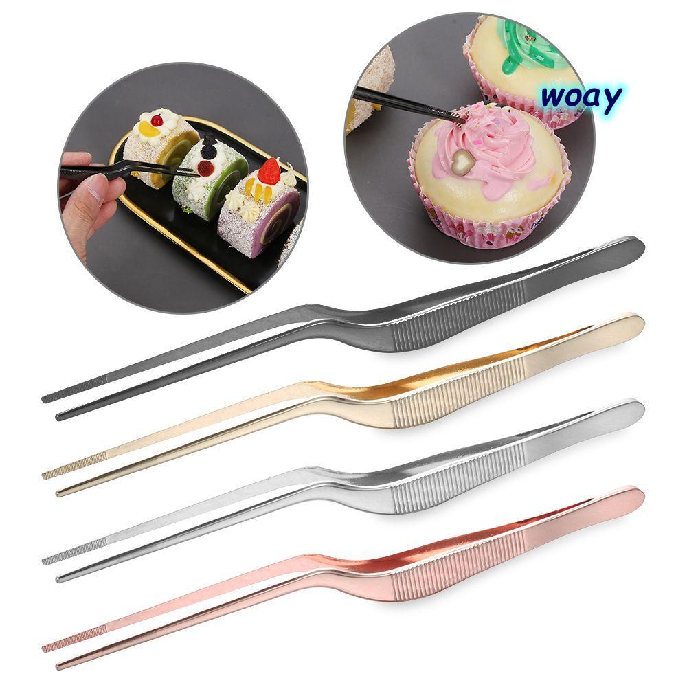 WOAY อาหาร Tweezer เครื่องมือครัวร้อนการนําเสนอคลิปบาร์บีคิว