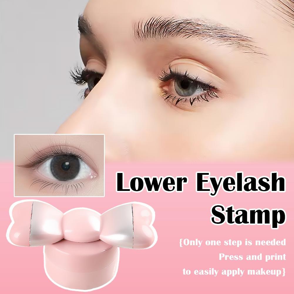Pink Butterfly Lower Lash Stamp Eyeliner Pen Double Ended Waterproof Non Smudge Eyeliner Lower Lash 