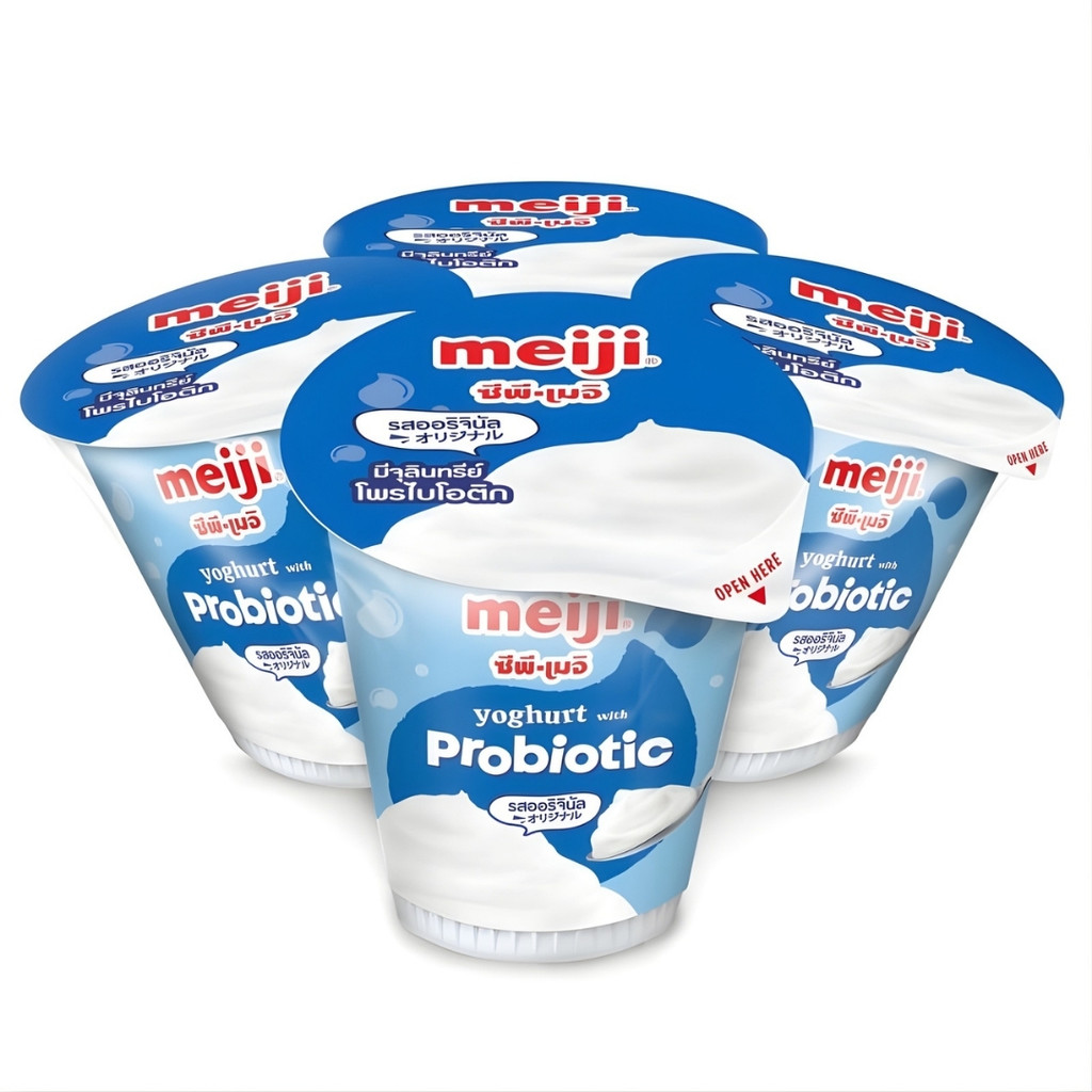 เมจิ โยเกิร์ตธรรมชาติ (Meiji Yoghurt Plain 135g. Pack4) ราคา ถูกที่สุด ดีลบีเคเค