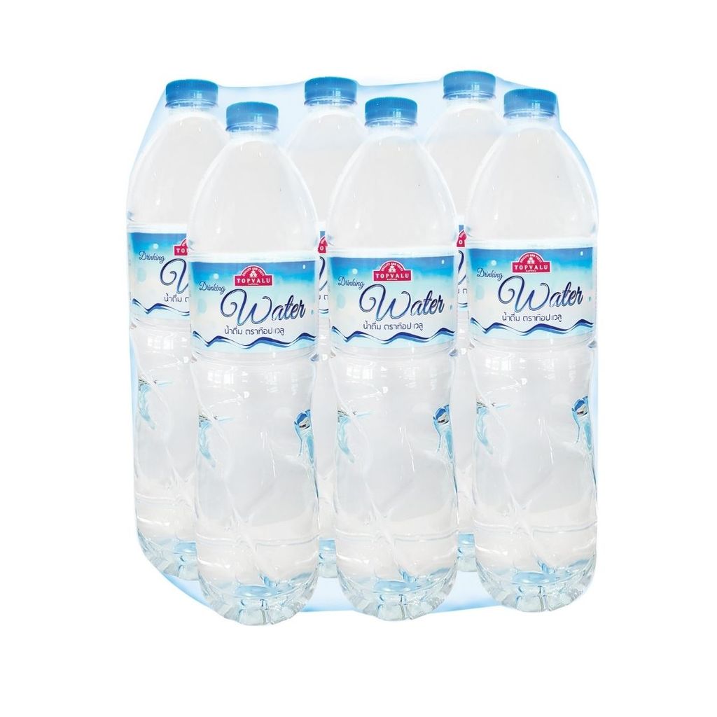 ท๊อปแวลู น้ำดื่ม TV Drinking Water 9ltr. Pack6