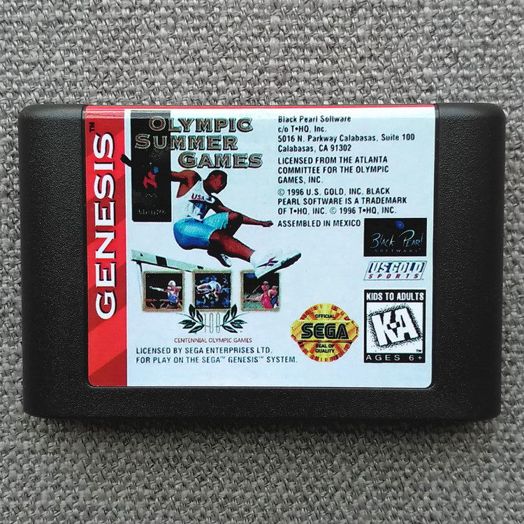 [การ์ดเกม Xiaobawang] การ์ด GENESIS MD < 1996 ATLANTA > GENESIS ATLANTA SUMMER GAMES