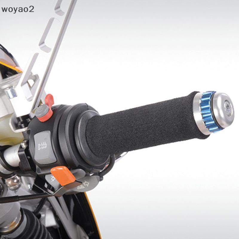 [woyao2] 2 ชิ้นฝาครอบมือจับรถจักรยานยนต์แบบสวม Anti fort Handlebar Grip Cover Boutique