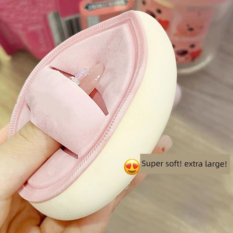 พับแต่งหน้า พัฟคุชชั่น Macaron Soft Waxy Q-Bomb Puff Service Wet Dry Dual-Use Not Easy Eat Powder No