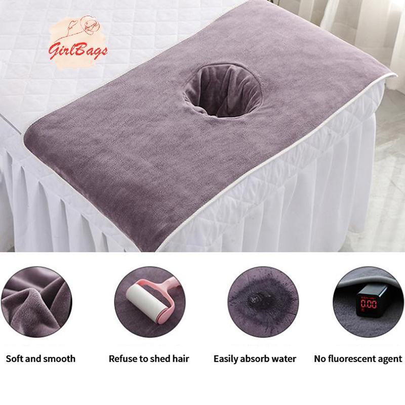 [Setad] 40*80 ซม. Thiened Beauty SPA ตารางนวด Planking Face Towel พร้อมเตียงหลุม [ใหม่]