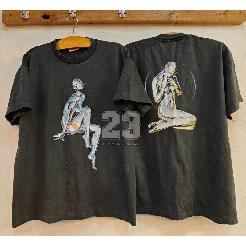 [ 23 ] Hajime Sorayama 1997 Sexy Robot Bio Washed เสื้อวินเทจ เสื้อทัวร์ วงร๊อค  vintage shirt