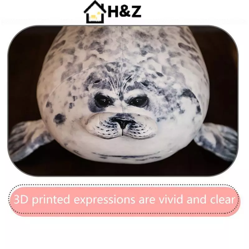 หมอนอ้วน 3D Angry Blob Seal ตุ๊กตาแมวน้ำ thumbnail 10
