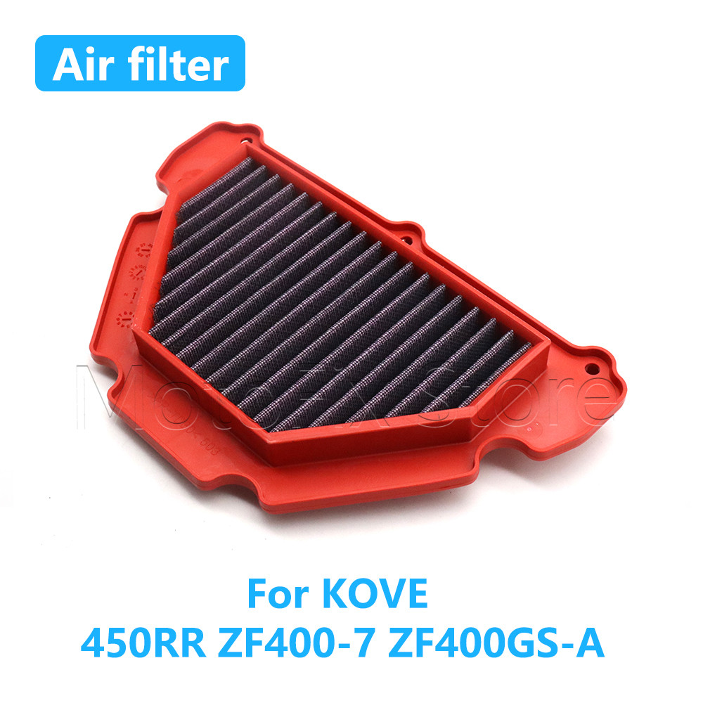 อุปกรณ์เสริมรถจักรยานยนต์เครื่องยนต์ High Flow Air Filter Intake Cleaner สําหรับ KOVE 450RR ZF400-7 