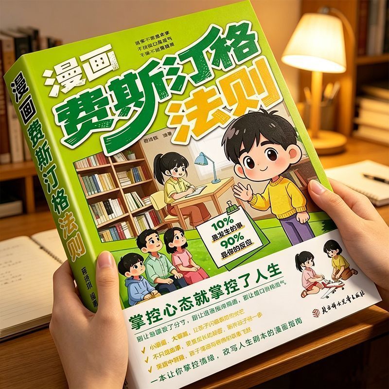 【限量正版】漫画费斯汀格法则吉格勒培养社交能力掌握人生主动权Ficus Festinger Rule Comics Melabin Rule Emotional Management