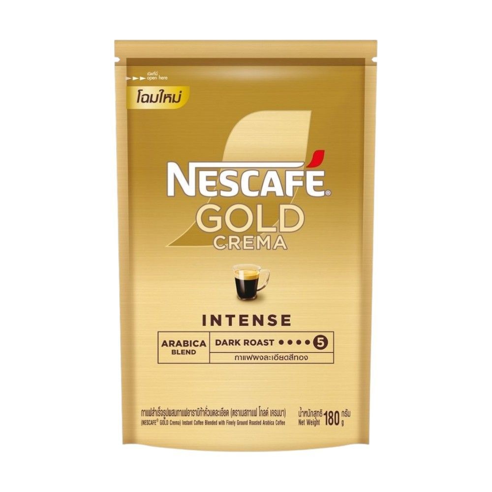 [สินค้าส่งด่วน] เนสกาแฟ โกลด์ เครมมา ดอย 180 กรัม NESCAFE GOLD CREMA DOY 180G.
